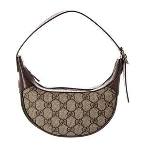 Gucci Ophidia Small Gg Supreme Canvas & Leather Hobo Bag, Beige